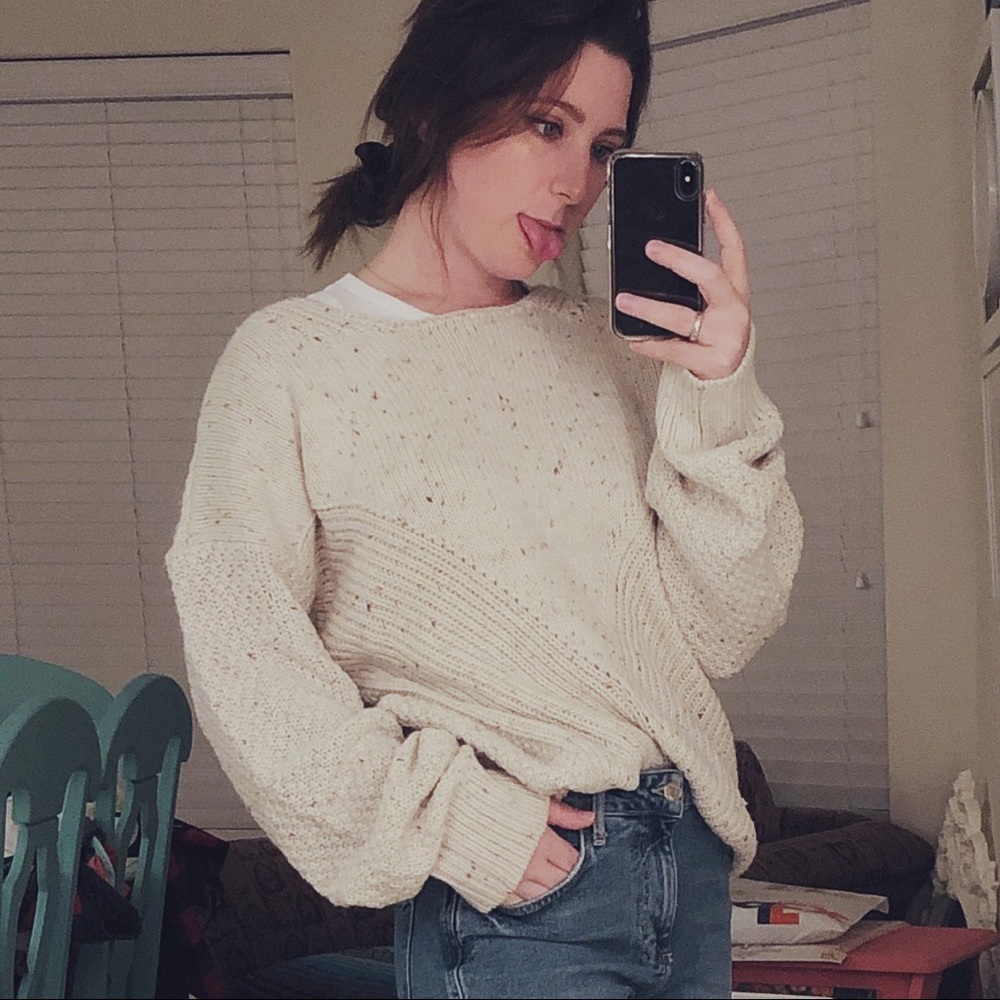 SOLD Wildfox large Knit sweater